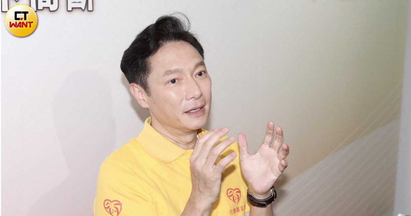 對於兒子謝展榮沒戲拍仍選擇自食其力,謝祖武也認為兒子該自己想辦法。(圖/侯世駿攝)
