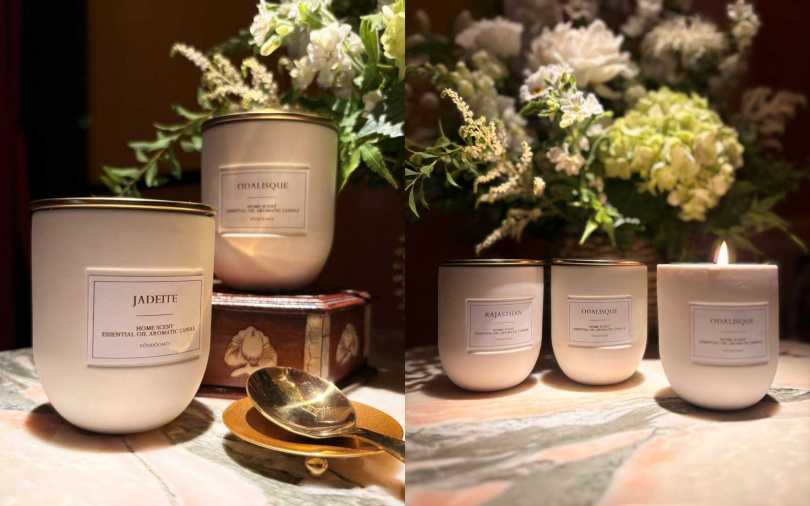 VOÔDÔOMÔI好魔高級按摩香水蠟燭／2,080元 凡於5/31預購，可享優惠價1,580元，並加贈專屬金勺乙支。（圖／吳雅鈴攝）