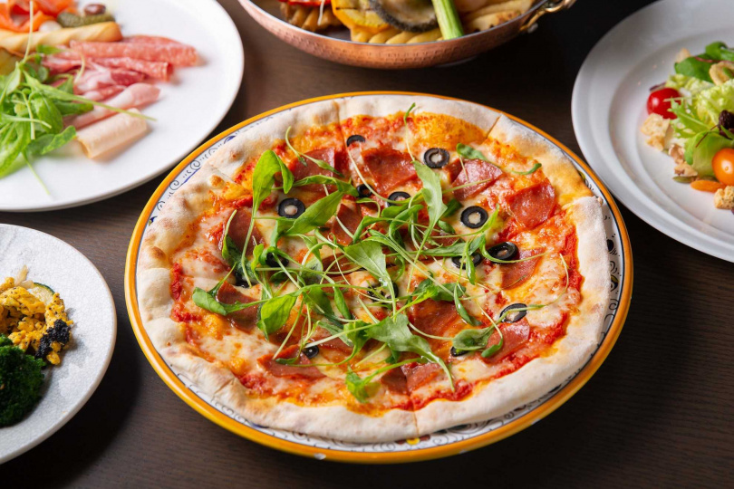 「環球熱食區」。（圖／台北萬豪酒店提供）