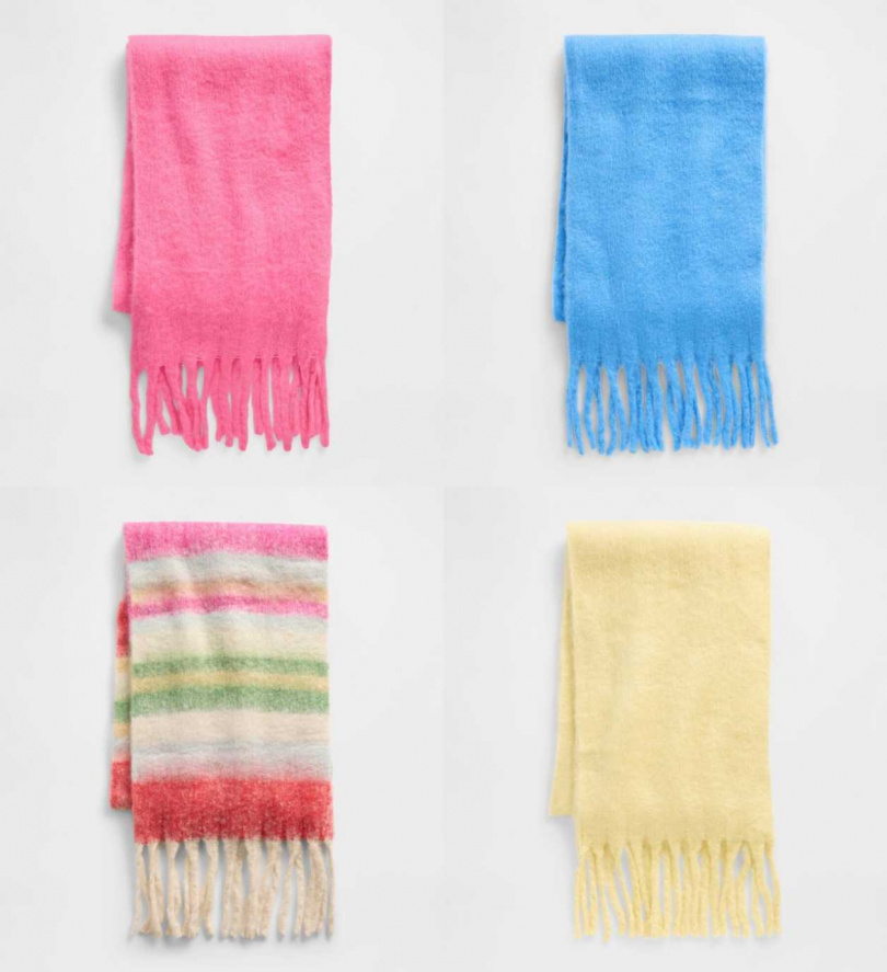 Gap針織圍巾／999元（圖／品牌提供）