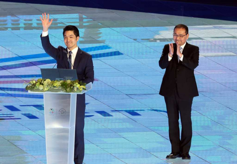 台北市長蔣萬安與新北市長侯永宜。(圖／中國時報姚志平攝)