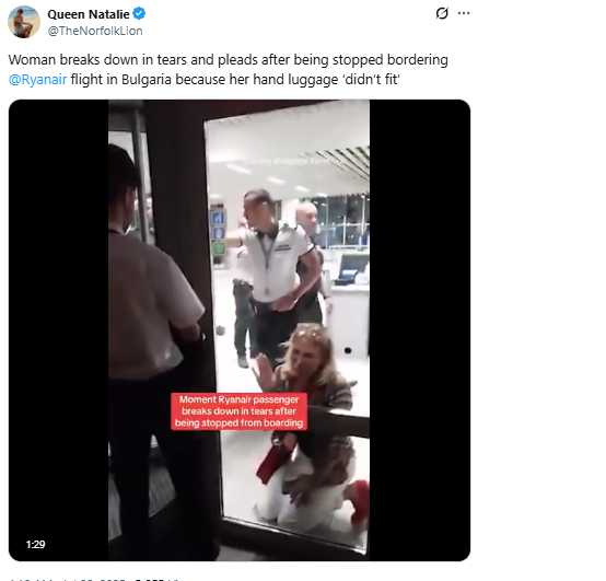 保加利亞副總理震怒，下令徹查索菲亞機場登機糾紛事件。（圖／翻攝自X）