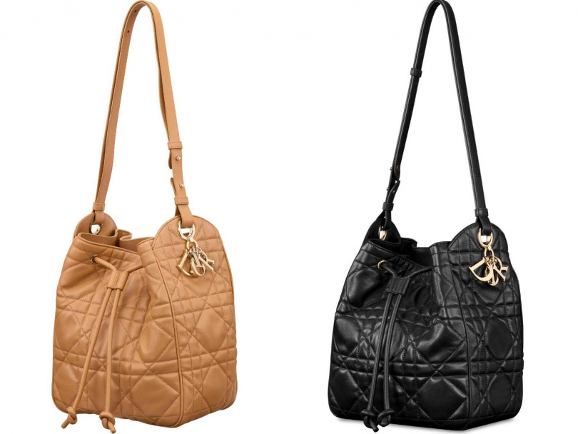 D-Motion 小羊皮Marcocannage籐格紋中型包款／145,000元（圖／品牌提供）