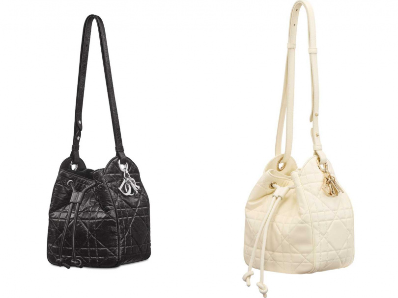 D-Motion 小羊皮Marcocannage籐格紋小型包款／130,000元（圖／品牌提供）