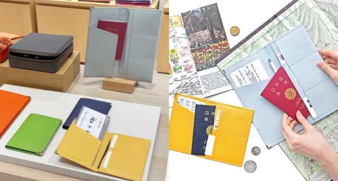 COLOR CHART 牛皮護照套系列/6,000~7,600元(圖/業者提供)