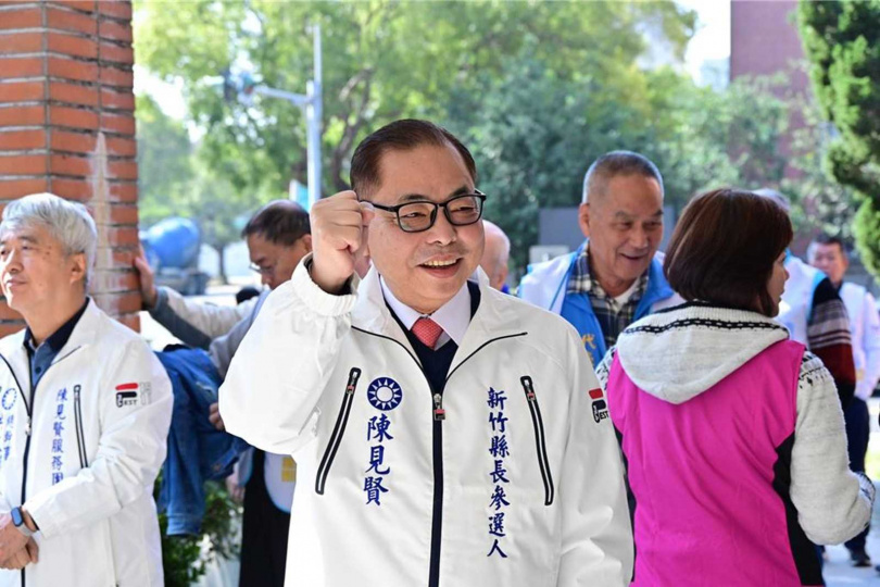 新竹縣副縣長陳見賢(圖)著重建設希望兼顧頭前溪南與頭前溪北均衡發展。(圖/翻攝自陳見賢臉書)