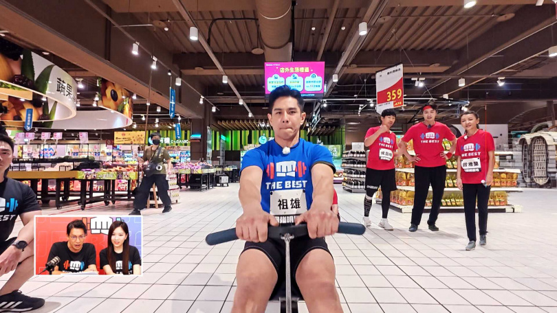 祖雄展現驚人腳力與穩定體能，全程表現亮眼。（圖／台視提供）