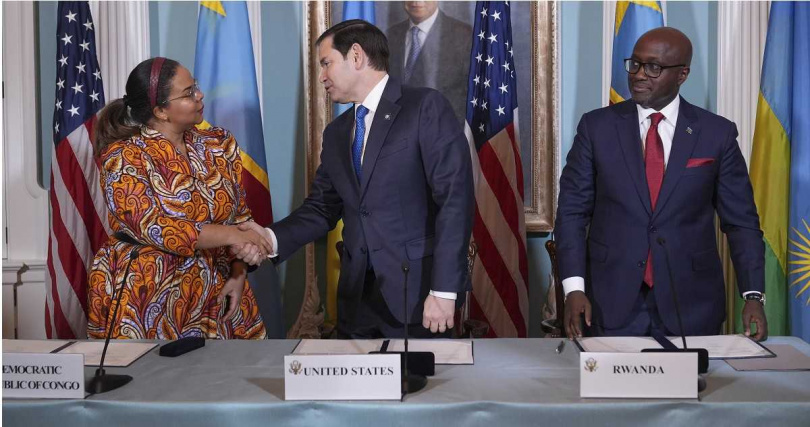 盧安達與剛果代表預計週一赴華府簽署歷史性和平協議。（圖／達志／美聯社）