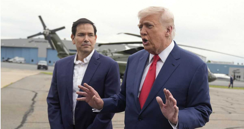 川普在Truth Social發文宣布非洲和平協議，並稱自己無望獲得諾貝爾和平獎。（圖／達志／美聯社）