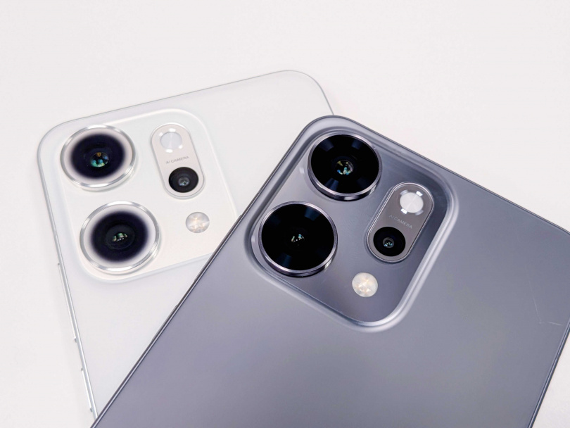 OPPO Reno 14 Pro鏡頭組。（圖／廖梓翔攝）