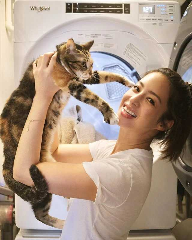 莫允雯表示，manba就是隻傻呼呼的貓咪，5歲了還是一樣活潑好動。（圖／齊心娛樂提供）