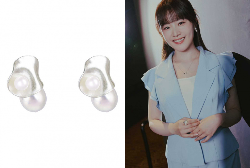 Asteria 星夜女神純銀珍珠耳環/5,520元(圖/品牌提供)