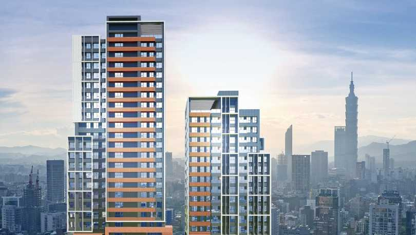 富邦建設富藝居3D模擬示意圖。(圖/業者提供)