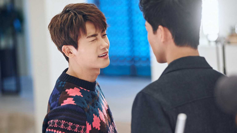朴炯植在劇中被懷疑是同性戀。(圖/中天娛樂台提供)