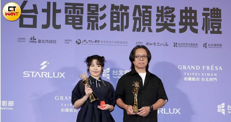 王誌成、尤麗雯憑藉《大濛》拿下第28屆台北電影獎最佳美術設計獎。（圖／侯世駿攝）