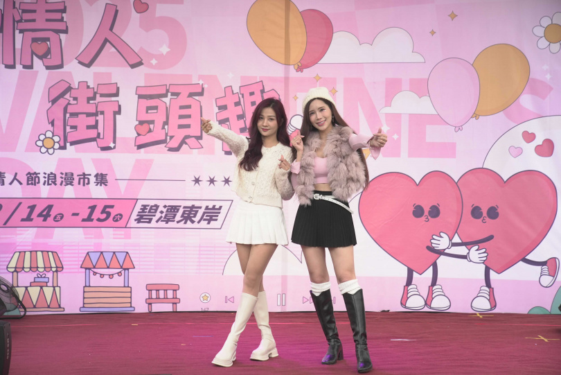 MC沐妍（右）將與女孩們一起帶動現場氣氛。（圖／魔音傳媒提供）