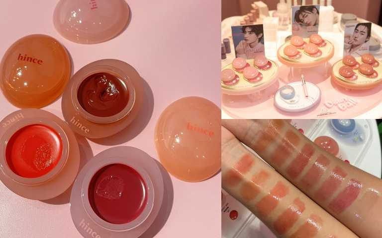首推新品冰透蜜糖唇頰膏，獨特果凍質地，雙唇與雙頰一抹即透亮，四色選擇從「粉嫩蜜桃」到「蘇打汽水」，完美演繹今夏韓妞妝感，重點是超級水亮，一上臉年輕10歲，高光感一級棒。hince冰透蜜糖唇頰膏 3.5g / 原價583元、優惠價470元（圖／品牌提供）