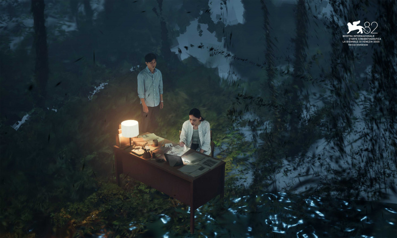 VR《雲在兩千米》改編自吳明益小說《苦雨之地》中的同名短篇，由莫子儀與姚以緹主演。（圖／公視、行者影像提供）