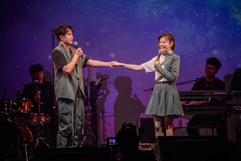 陳謙文與方馨演唱兩人對爸爸回憶的歌曲。（圖／葡萄長文創工作室）