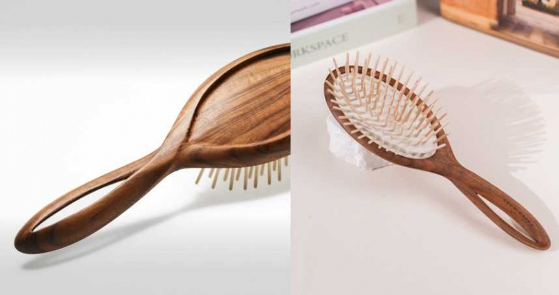 ACCA KAPPA Infinito 150 全球限量氣墊按摩梳(胡桃木)/7,560元(圖/品牌提供)