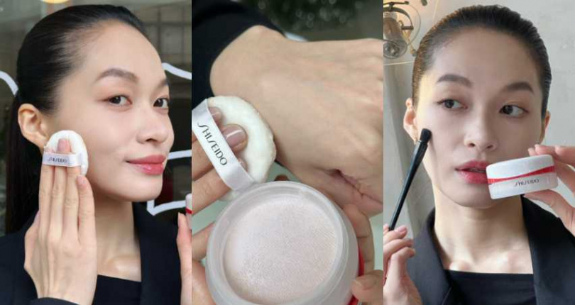 資生堂 超聚光持光蜜粉 共三色／1,650元（圖／廖怡婷 攝）