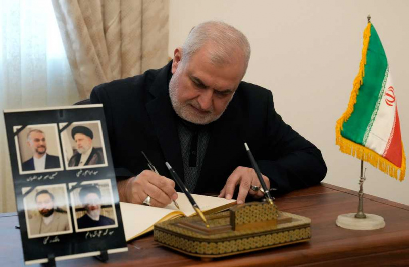 黎巴嫩國會真主黨黨團領袖拉阿德(Mohammad Raad)。(圖/達志/美聯社)