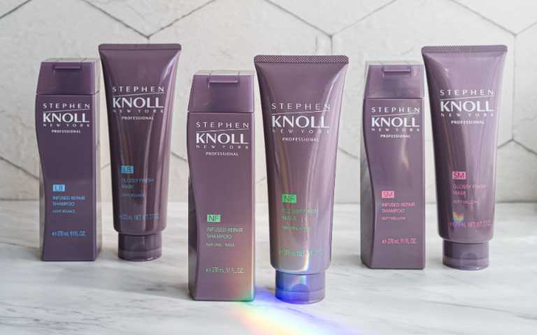 STEPHEN KNOLL 沙龍質感 輕盈彈護洗髮露 270ml／650元、自然整護洗髮露 270ml／650元（圖／品牌提供）