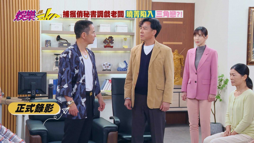 拍攝空檔笑料不斷，正式拍戲尹昭德、王耿豪、徐千京立刻專心拍攝，一次ok。（圖／民視）