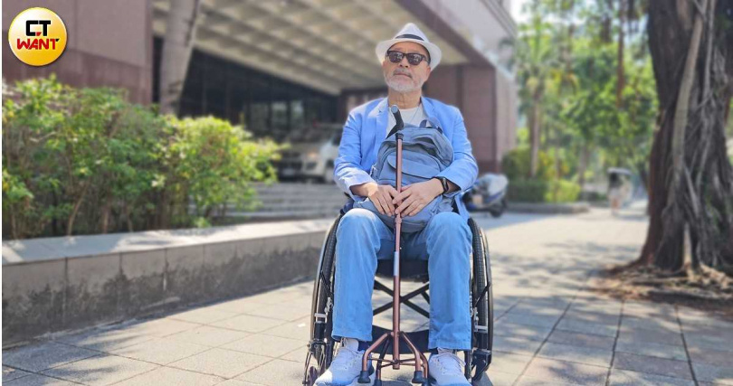 摔傷至今4個多月，班鐵翔仍未完全康復。（圖／劉松霖攝）