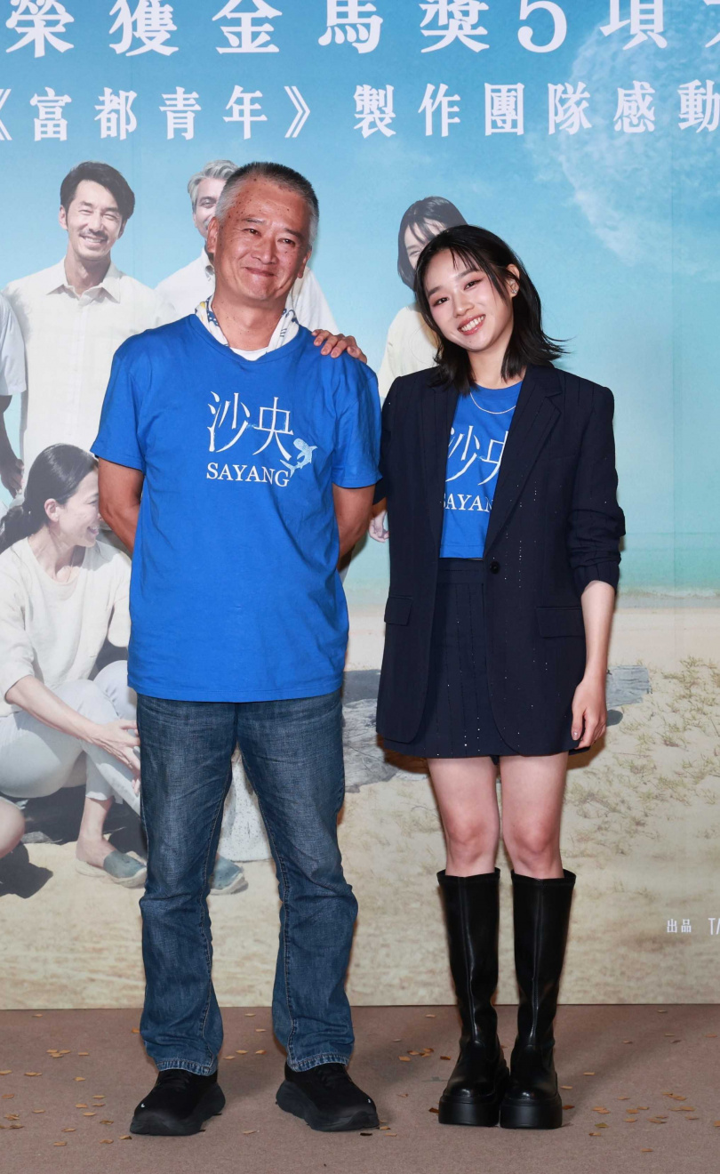 導演湯湘竹與湯詠絮這對父女檔難得公開同框。（圖／甲上提供）