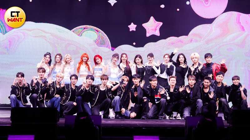 FIFTY FITFY、崔榮晙與所屬舞團TEAM SAME、幻藍小熊，以及SEVENTOEIGHT將在《WE ARE》帶來台韓共演。（圖／林士傑攝）