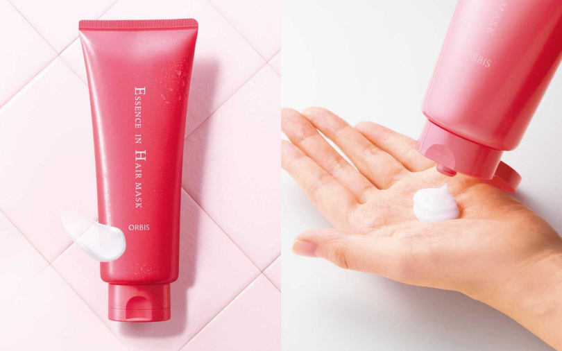 想讓髮絲散發光澤感，可嘗試ORBIS的「瞬效護髮精華髮膜」，可將美容液成分浸透至頭髮內層，讓髮尾滑順一梳到底不打結，擁有閃耀亮澤的天使光圈。（圖／品牌提供）