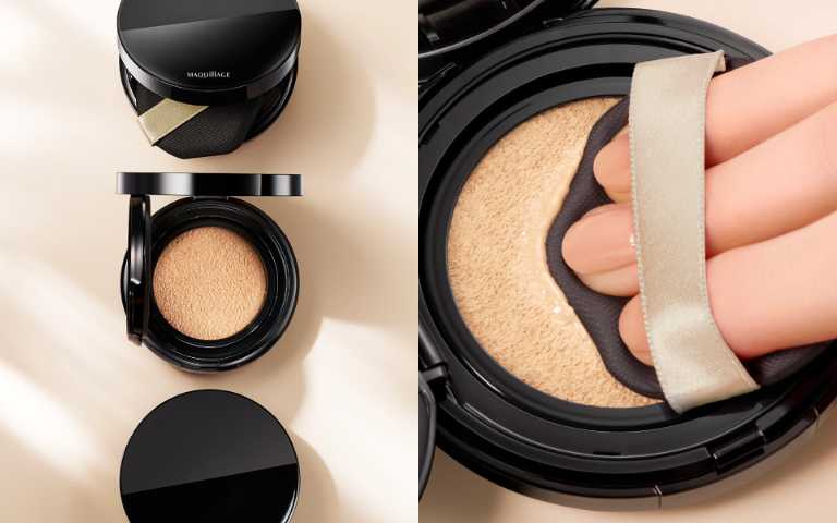 MAQuillAGE心機彩粧 水蜜光精華無瑕氣墊 #牛奶氣墊 14g 蕊／1,100元、盒／400元（圖／品牌提供）