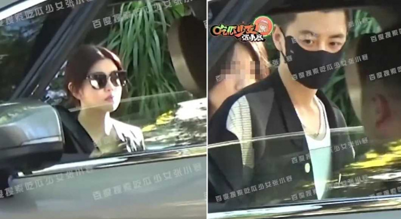 陳妍希近日被拍到與一名平頭帥哥聚會，男方長相神似陳曉，兩人關係引熱議，她的工作室火速闢謠。（圖／翻攝自微博／吃瓜少女張小寒）