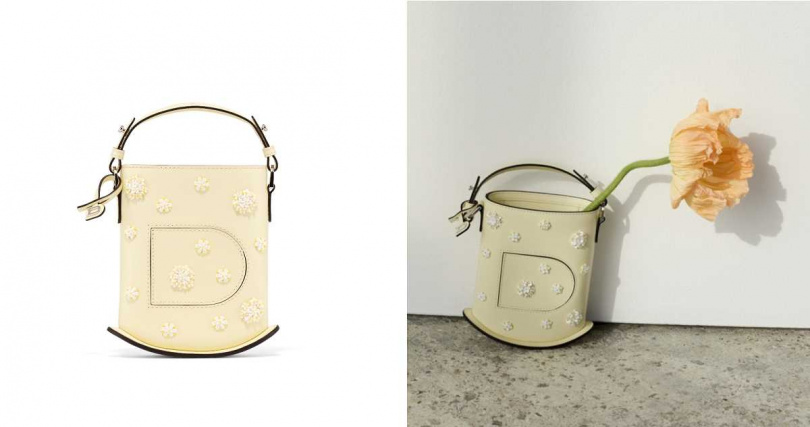 Delvaux Pin Toy Sweet Daisy 香草黃／111,500元（圖／品牌提供）