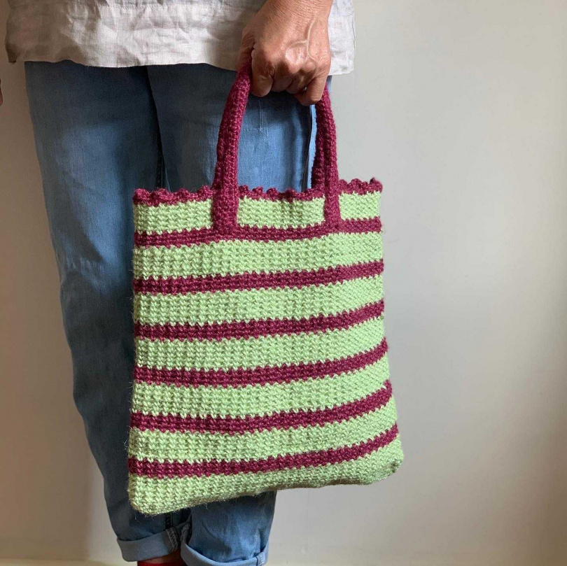 家常菜編織手製作 玉米筍編織包／1,250元（圖／Pinkoi提供）