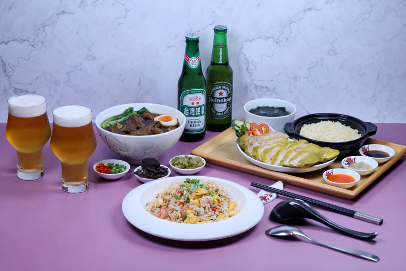 皇怡咖啡廳於8/8至8/10晚間時段，推出爸爸消費限定餐點享指定啤酒買一送一。（圖／高雄萬豪酒店提供）