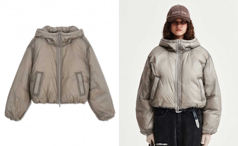 Matin Kim 蓬鬆羽絨短版連帽外套/8,400 元(圖/品牌提供)