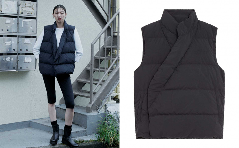 agnès b. x ABODE OF SNOW Mila Vest羽絨背心/34,980元(圖/品牌提供)