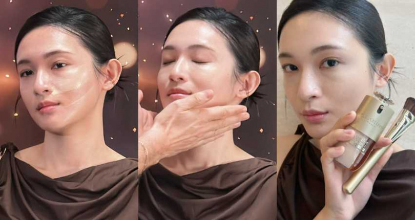 彩妝大師台灣獨家「雙萃光感貼妝術」:一提、二點、三煥亮（圖／廖怡婷 攝）