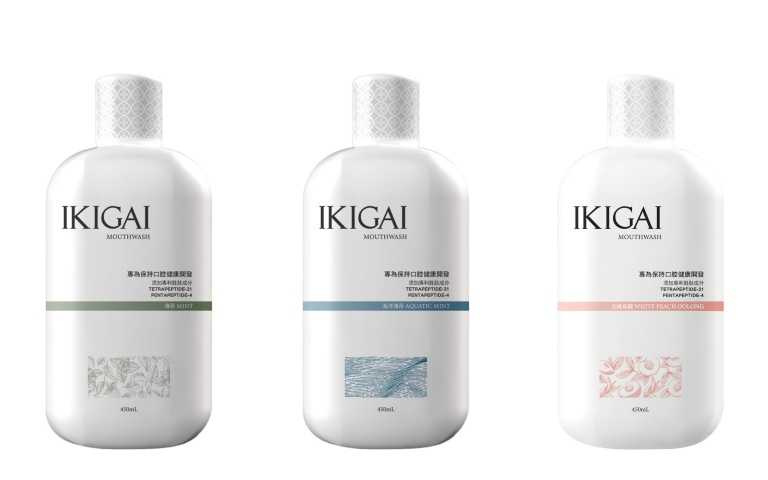 IKIGAI漱口水推出海洋薄荷、薄荷與全新白桃烏龍三款口味,打造更具儀式感的口腔保養體驗。(圖/品牌提供)