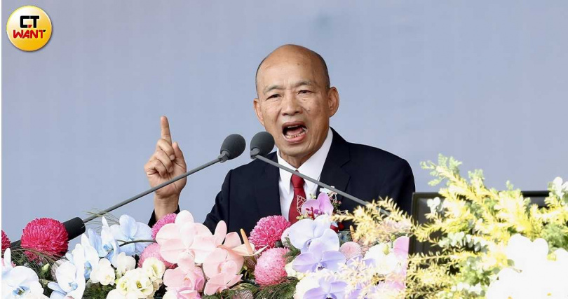 立法院長韓國瑜提出維護美台關係及兩岸和平等四大目標。(圖/方萬民攝)