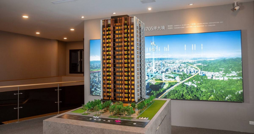 「台信琢岳」是土城暫緩重劃區的指標推案，便捷的交通加上地段的加持與完善的建築規劃，能為資產帶來最佳保值效果（圖／CTWANT攝）。