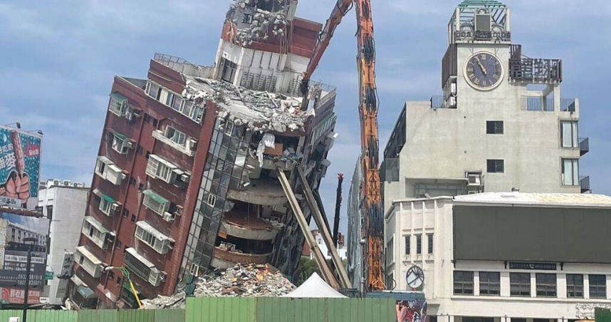 403花蓮大地震導致住宅毀損。（圖／報系資料照）