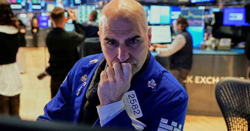 美國第1季GDP衰退，30日美股開盤應聲下跌。（示意圖／達志／美聯社）