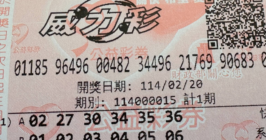 威力彩連23槓獎金上看6.1億(圖/楊登嵙提供)