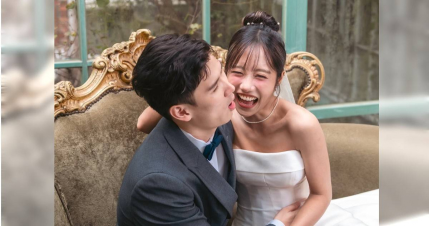 蔡佩軒與未婚夫在MV中重現求婚畫面。（圖／可瑞思國際娛樂提供）