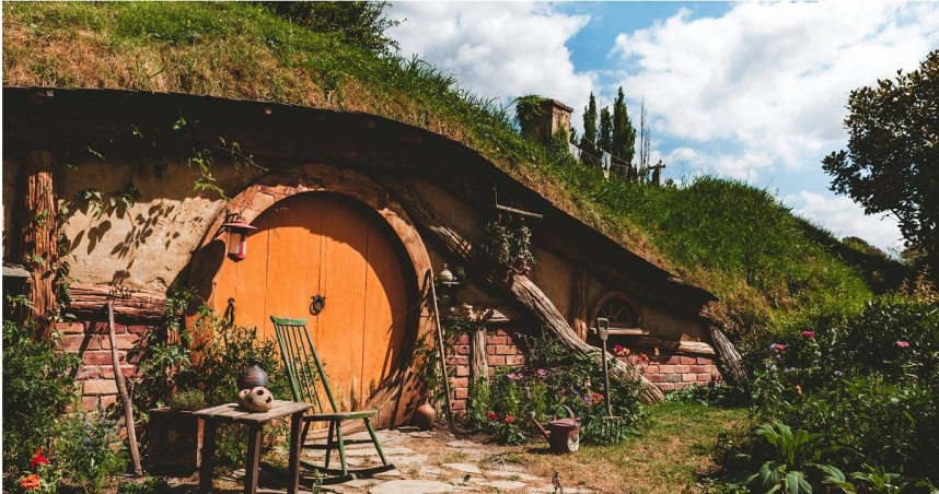 電影《魔戒》取景地紐西蘭的霍比屯農莊。（示意圖／翻攝自pexels）