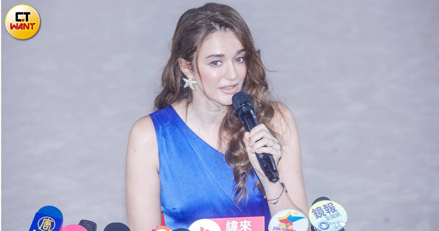 瑞莎言談中藏不住對體操協會的無奈。（圖／趙文彬攝）