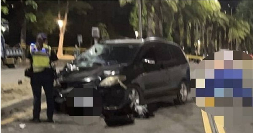 工地主任連喝2攤酒駕，釀高3情侶1死1昏迷。（圖 ／翻攝畫面）